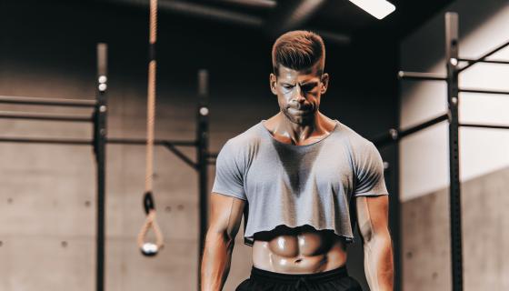 Crop top pour homme