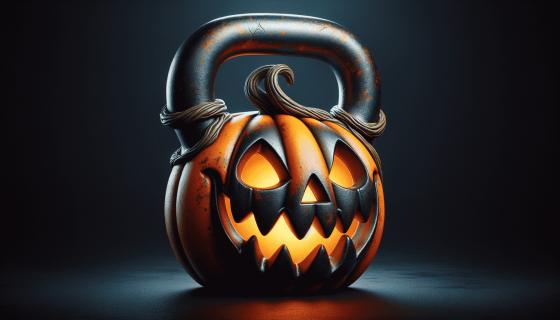 Halloween kettlebell