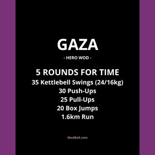 Gaza WOD plan