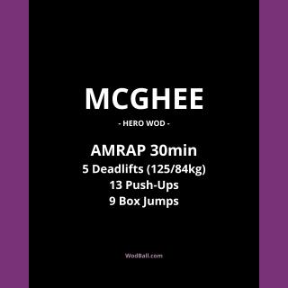 Le WOD McGhee