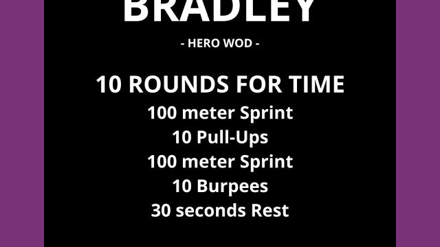 Bradley WOD plan