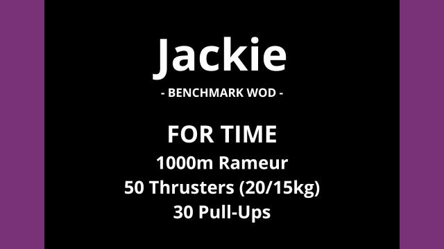 Jackie Girl WOD